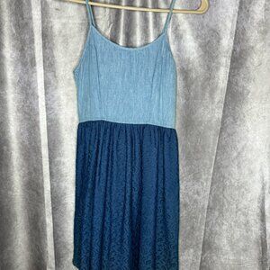 Mossimo Supply Co Denim Summer Festival Country Mini Dress
